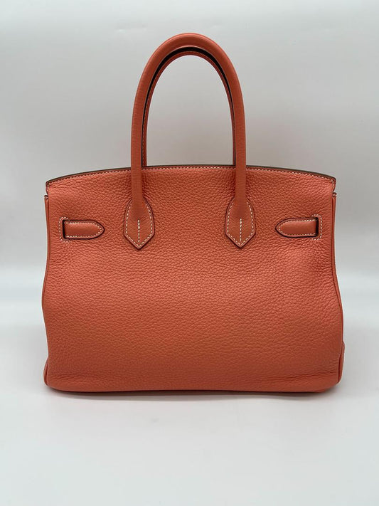 Birkin 30 Togo Crevette Palladium Hardware