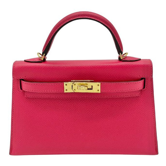 Kelly 20 Epsom Rose Extreme Gold Hardware