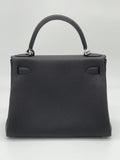 Kelly 28 Togo Noir Palladium Hardware Kelly 28 Togo Noir Palladium Hardware