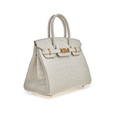 Birkin 30 Matte Alligator Mississippi Beton Gold Hardware Birkin 30 Matte Alligator Mississippi Beton Gold Hardware