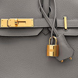 Birkin 30 Gris Togo Leather Gold Hardware Birkin 30 Gris Togo Leather Gold Hardware