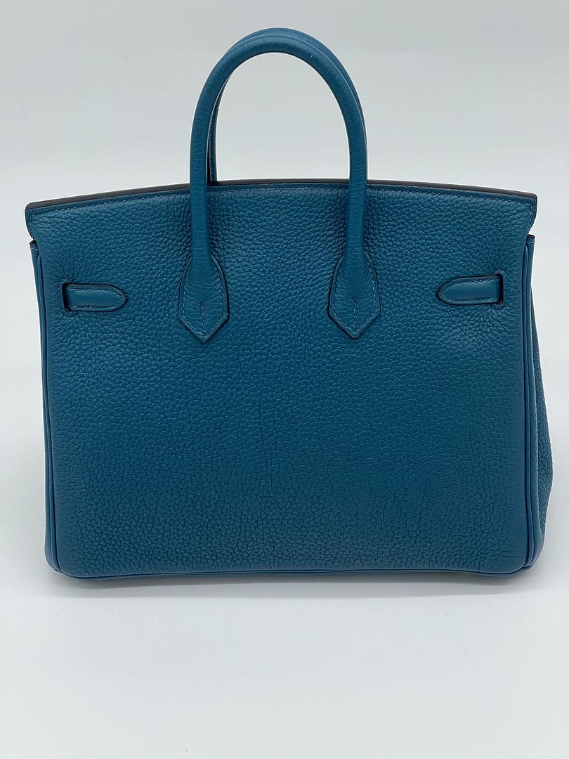 Birkin 25 Togo Bleu Jean Gold Hardware Birkin 25 Togo Bleu Jean Gold Hardware