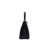 Kelly 25 Swift Noir Palladium Hardware Kelly 25 Swift Noir Palladium Hardware