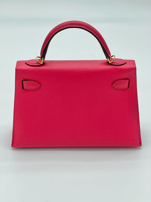 Kelly 20 Epsom Rose Extreme Gold Hardware