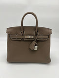 Birkin 25 Togo Etoupe Palladium Hardware Birkin 25 Togo Etoupe Palladium Hardware