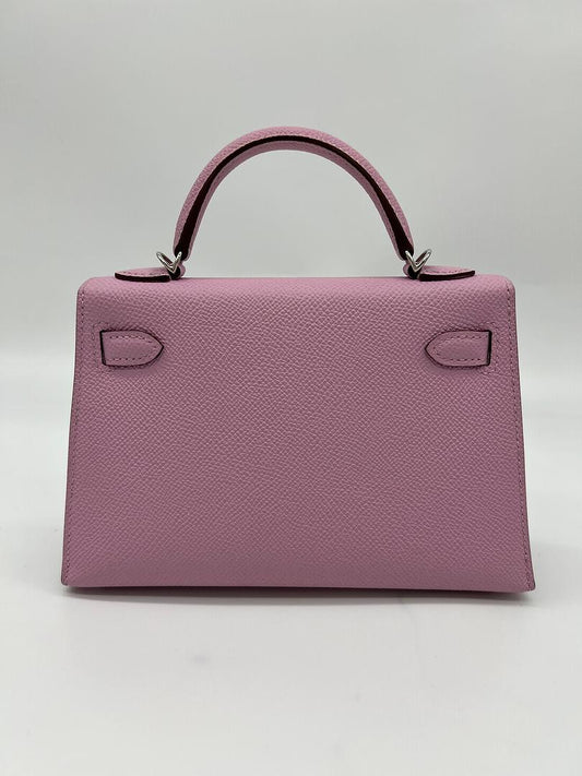 Kelly 20 Epsom Mauve Sylvestre Palladium Hardware