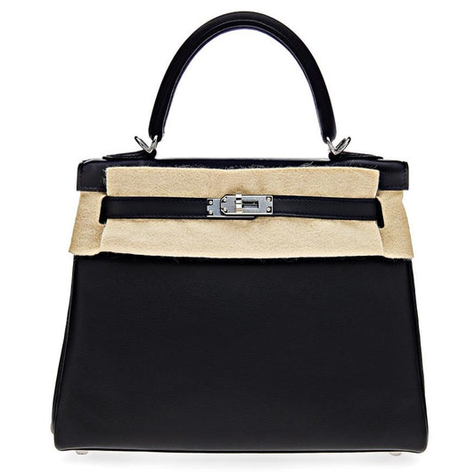 Kelly 25 Swift Noir Palladium Hardware