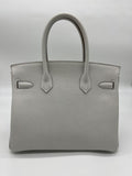 Birkin 30 Gris Pale Togo Palladium Hardware Birkin 30 Gris Pale Togo Palladium Hardware