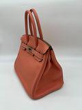 Birkin 30 Togo Crevette Palladium Hardware Birkin 30 Togo Crevette Palladium Hardware