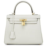 Kelly 25 Togo Gris Neve Gold Hardware Kelly 25 Togo Gris Neve Gold Hardware