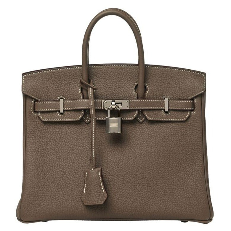 Birkin 25 Togo Etoupe Palladium Hardware Birkin 25 Togo Etoupe Palladium Hardware