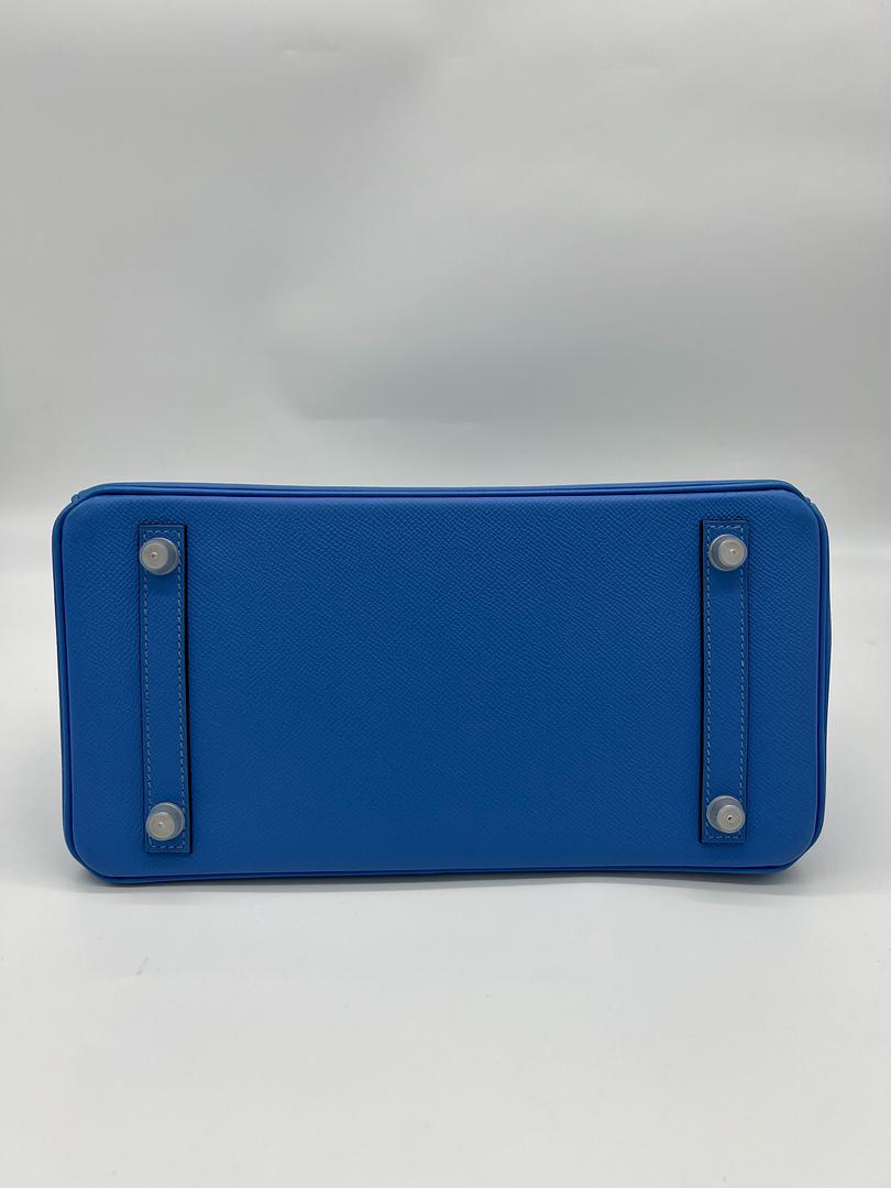 Birkin 30 Epsom Bleu Paradis Palladium Hardware Birkin 30 Epsom Bleu Paradis Palladium Hardware
