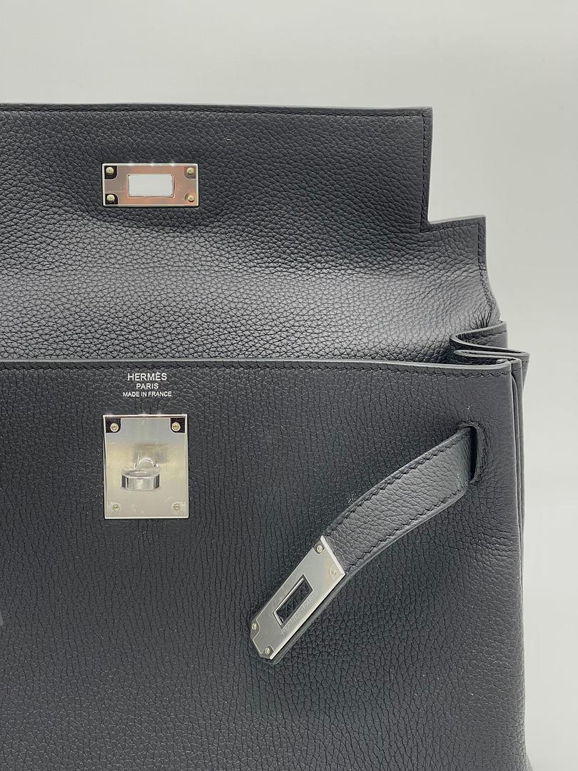 Kelly 28 Togo Noir Palladium Hardware Kelly 28 Togo Noir Palladium Hardware