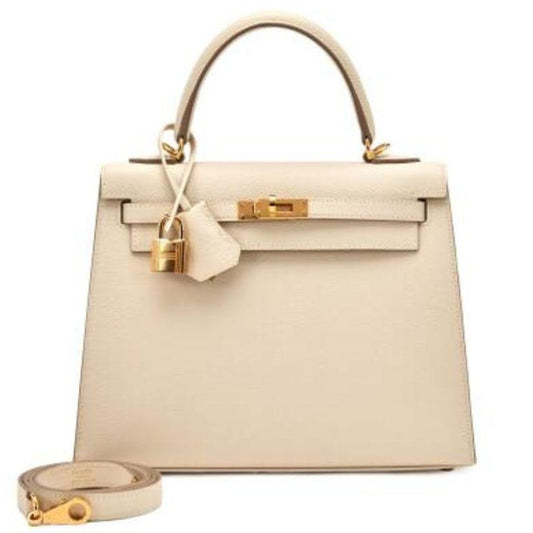 Kelly 25 Epsom Nata Gold Hardware