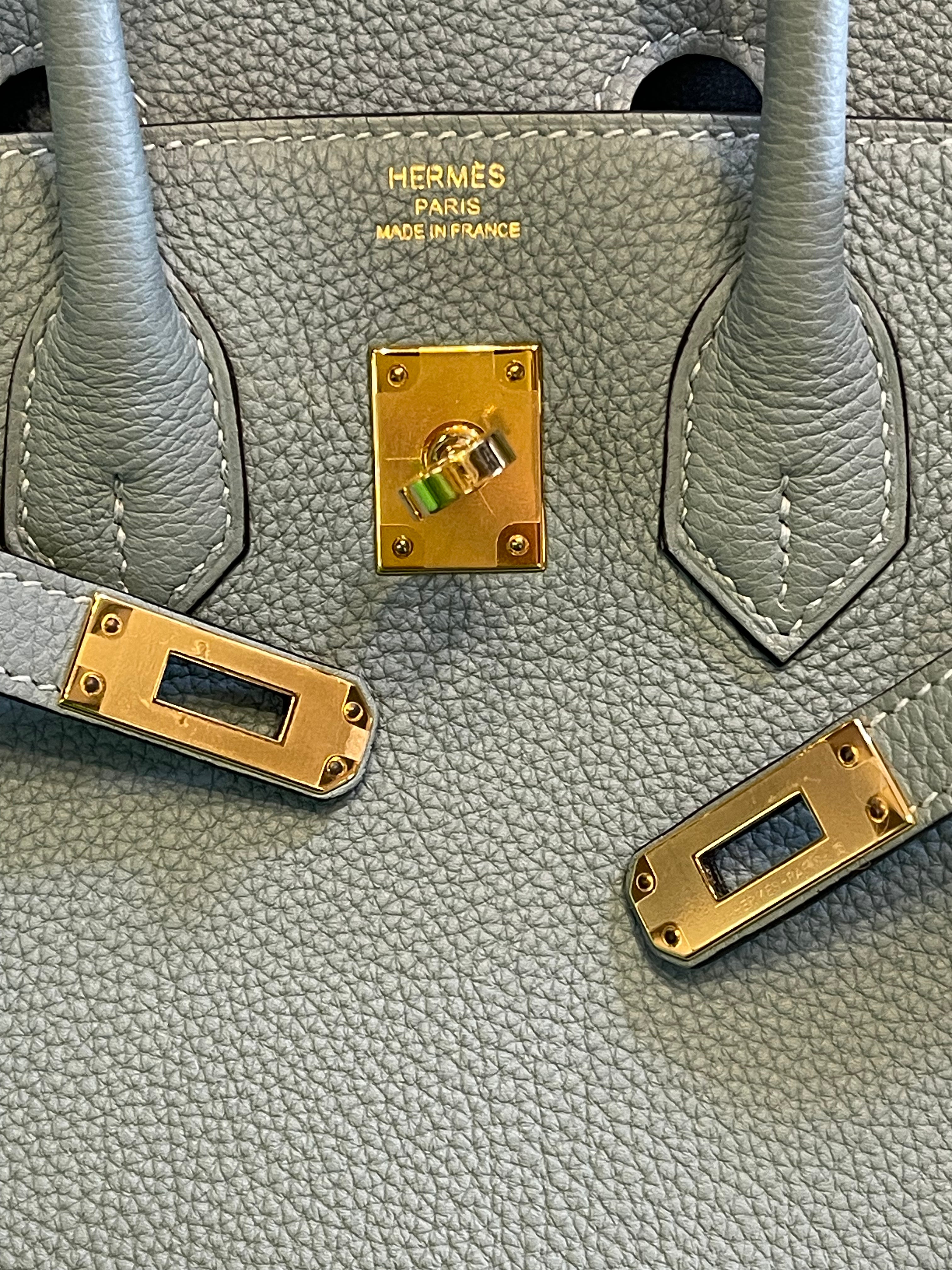 Birkin 25 Togo Ciel Gold Hardware Birkin 25 Togo Ciel Gold Hardware