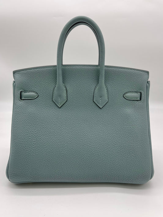 Birkin 25 Togo Ciel Gold Hardware