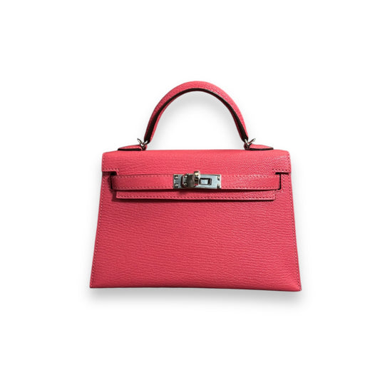 Kelly 20 Chèvre Mysore Rose Pop Palladium Hardware