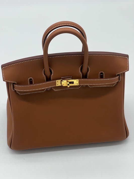 Birkin 25 Swift Gold Gold Hardware