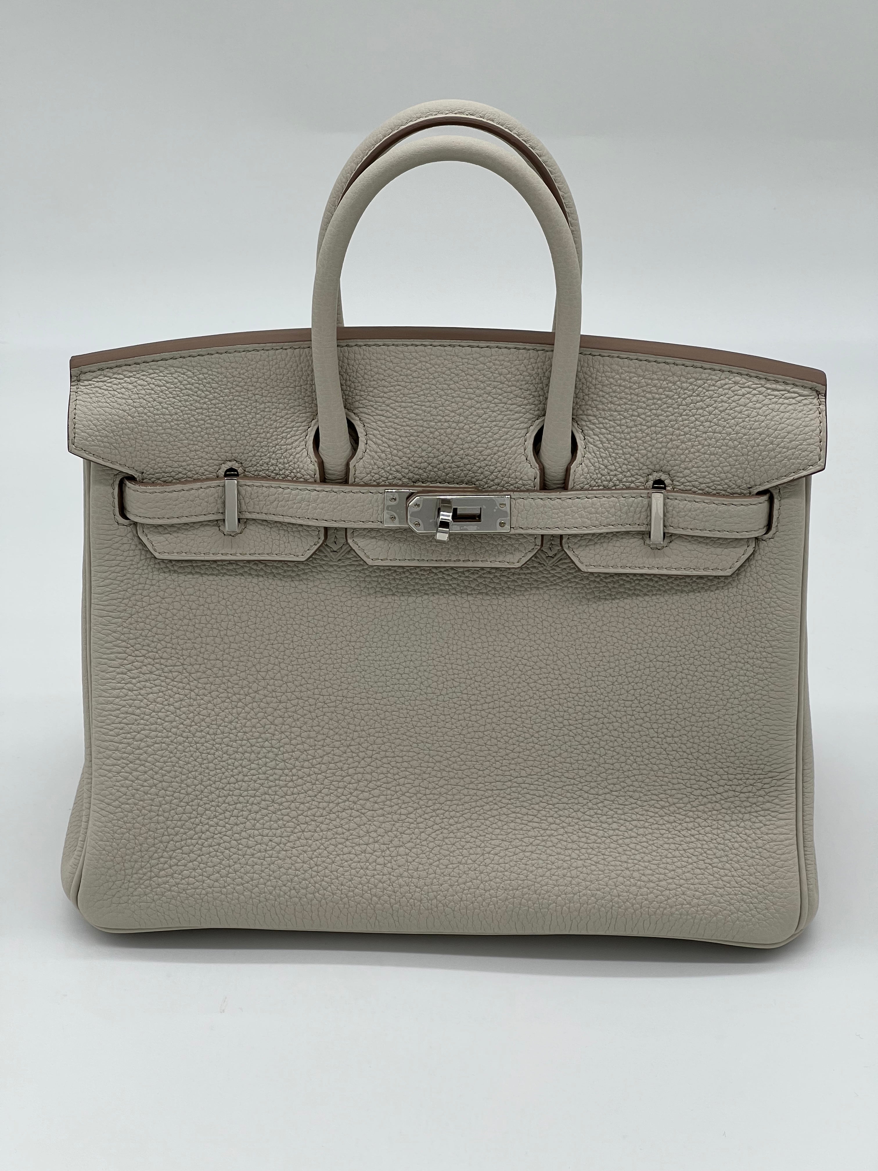 Birkin 25 Togo Beton Palladium Hardware Birkin 25 Togo Beton Palladium Hardware