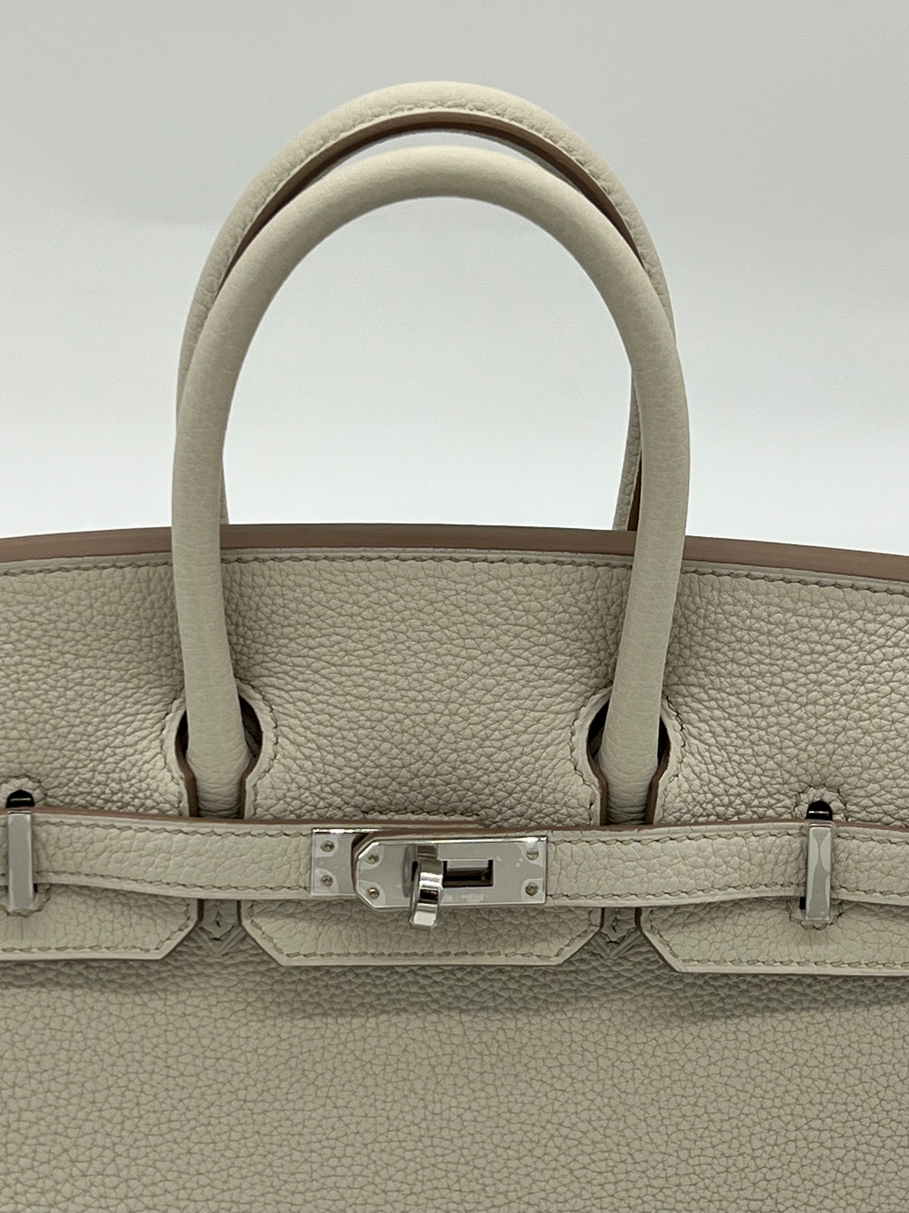 Birkin 25 Togo Beton Palladium Hardware Birkin 25 Togo Beton Palladium Hardware