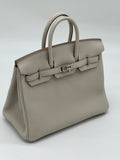 Birkin 25 Togo Beton Palladium Hardware Birkin 25 Togo Beton Palladium Hardware