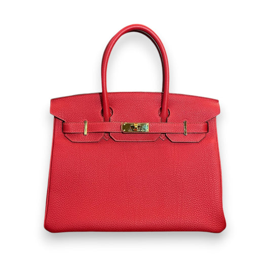 Birkin 30 Togo Rouge Casaque Gold Hardware