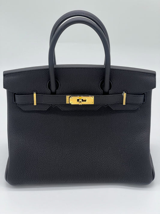 Birkin 30 Togo Noir Gold Hardware