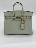 Birkin 25 Togo Gris Neve Gold Hardware Birkin 25 Togo Gris Neve Gold Hardware