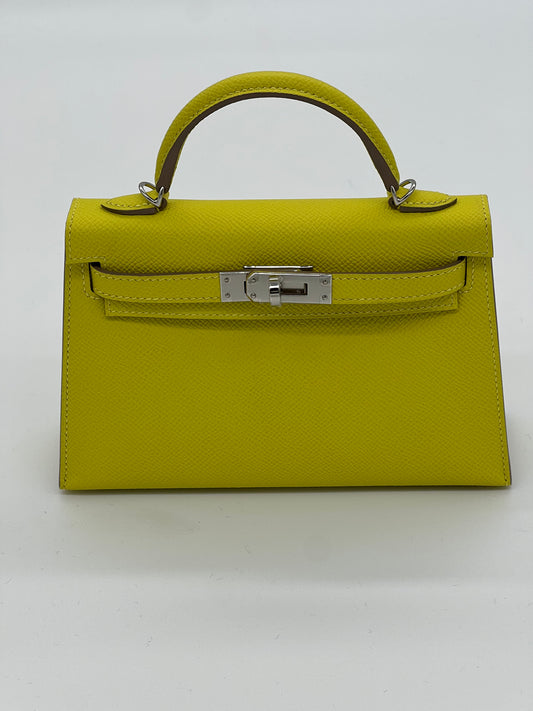 Kelly 20 Epsom Lime Palladium Hardware