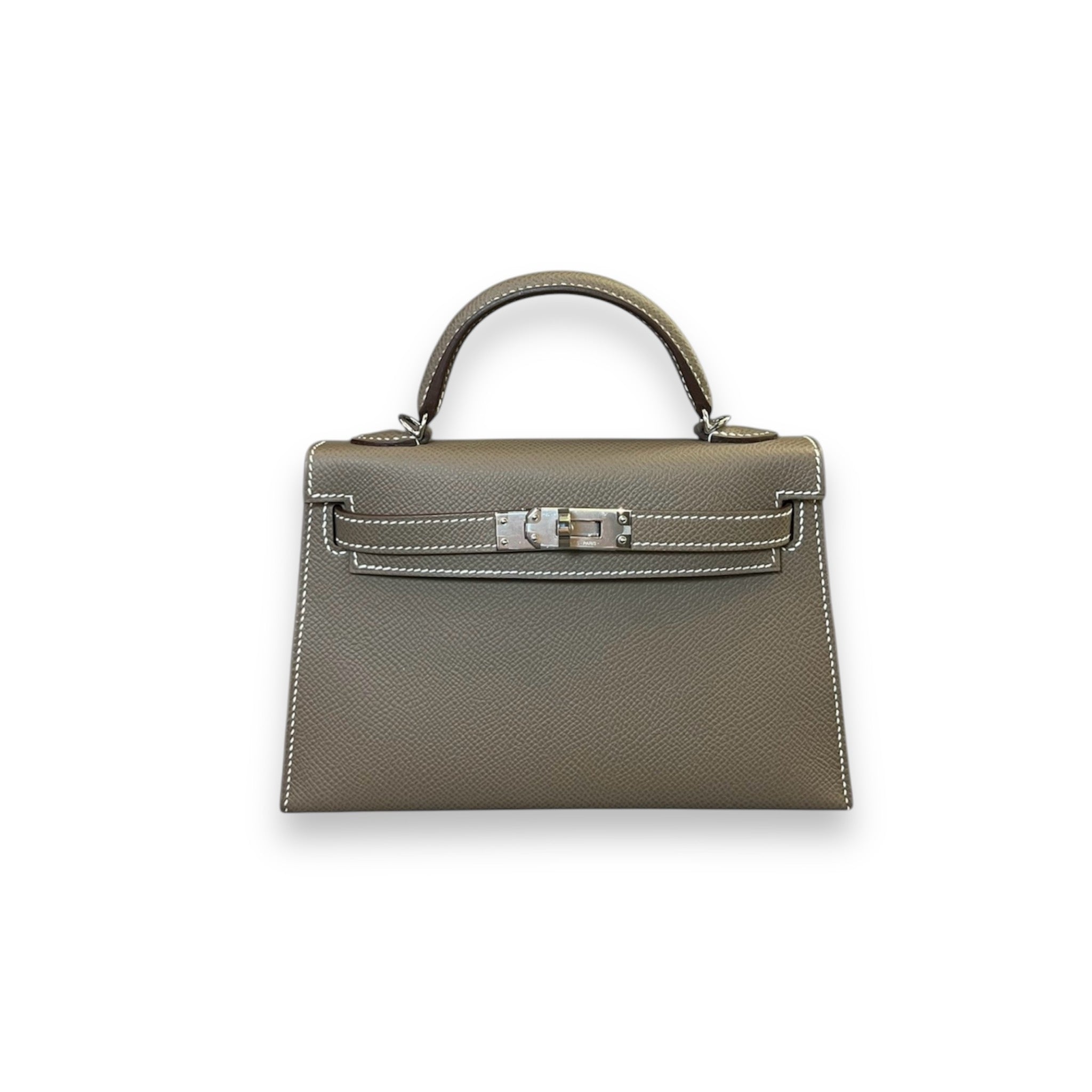 Kelly 20 Epsom Etoupe Palladium Hardware Kelly 20 Epsom Etoupe Palladium Hardware