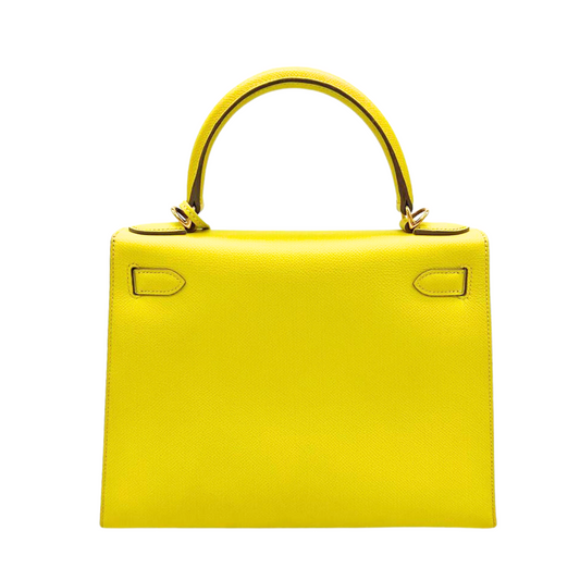 Kelly 28 Epsom Lime Gold Hardware