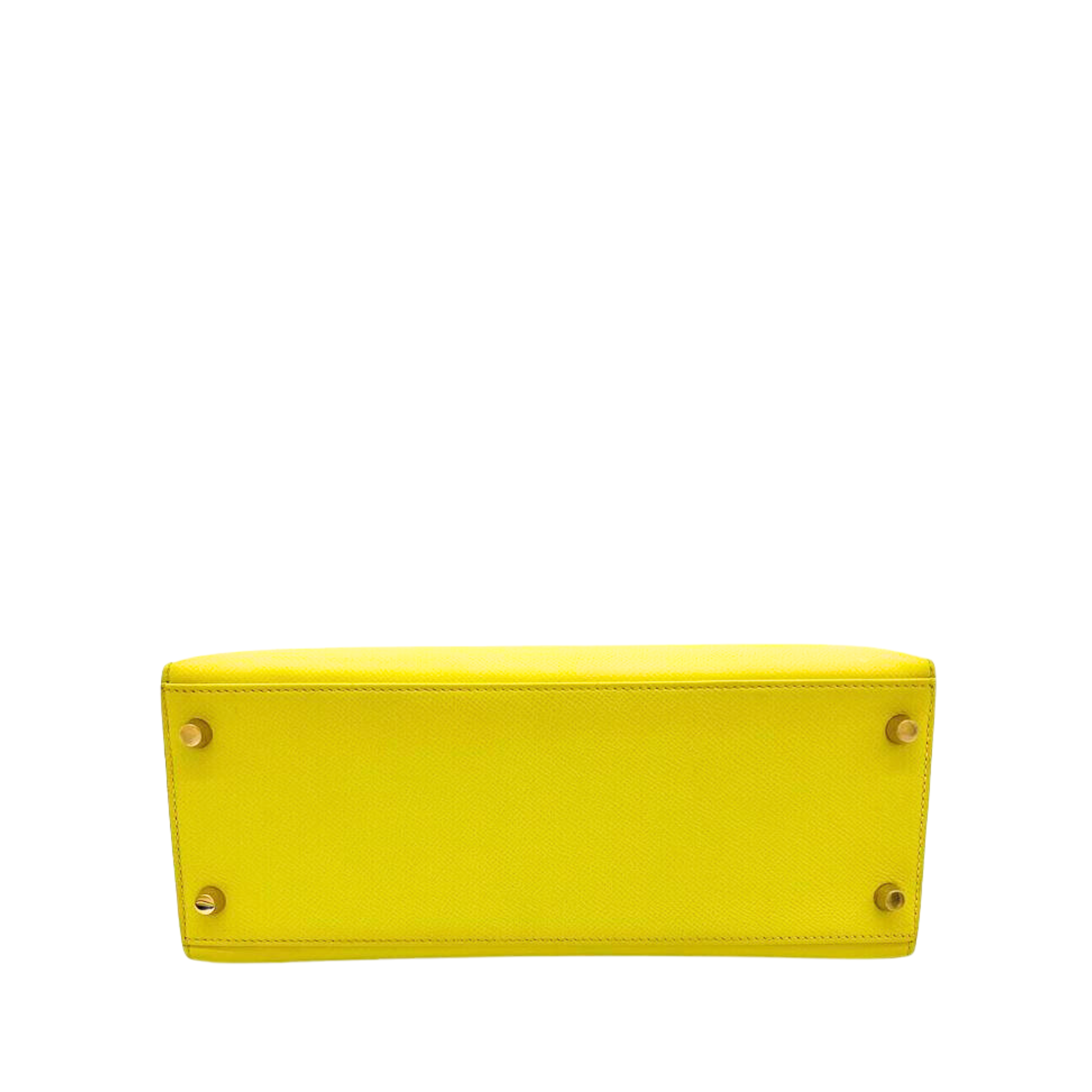 Kelly 28 Epsom Lime Gold Hardware Kelly 28 Epsom Lime Gold Hardware