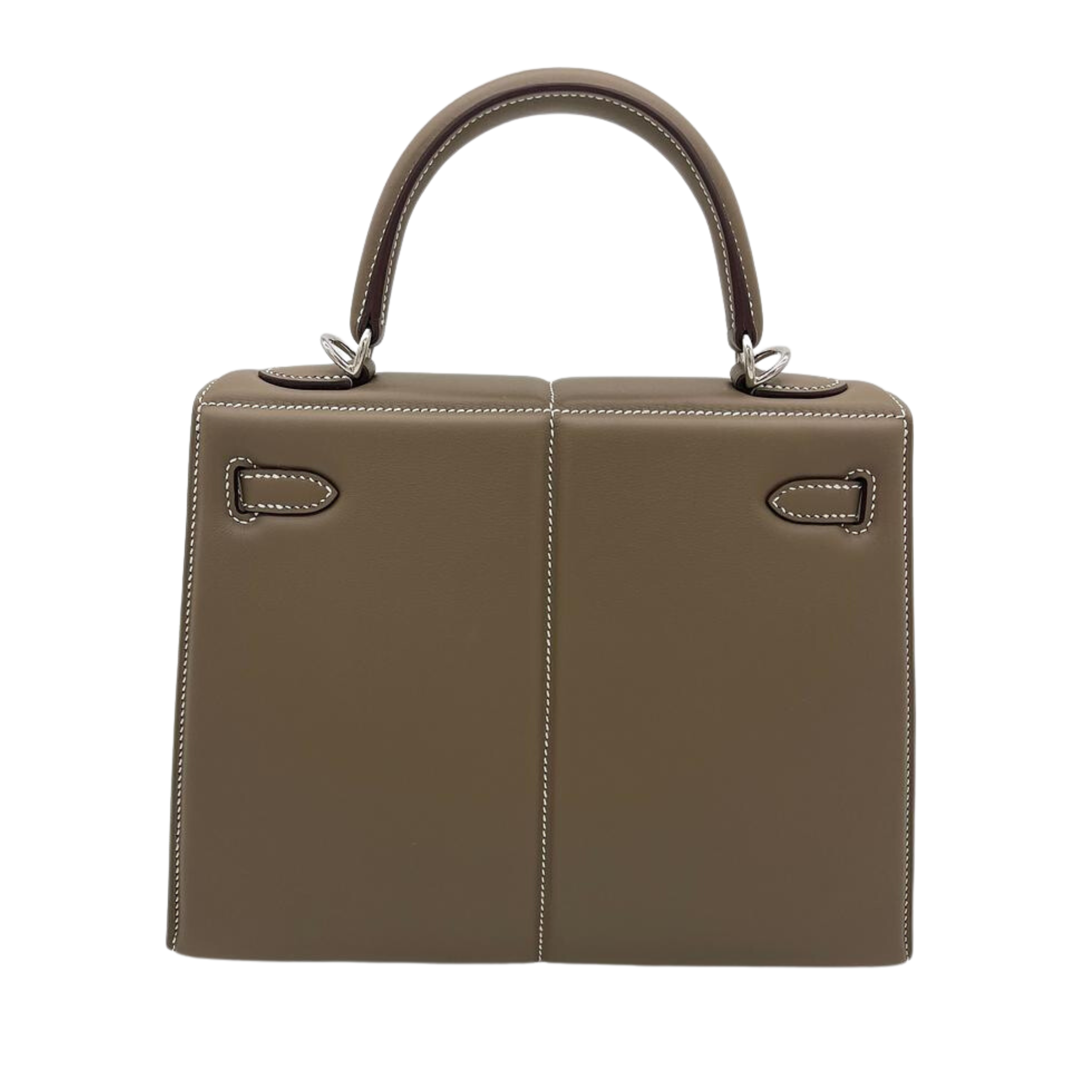 Kelly 25 Etoupe Swift Padded Palladium Hardware Kelly 25 Etoupe Swift Padded Palladium Hardware