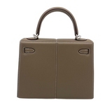 Kelly 25 Etoupe Swift Padded Palladium Hardware Kelly 25 Etoupe Swift Padded Palladium Hardware