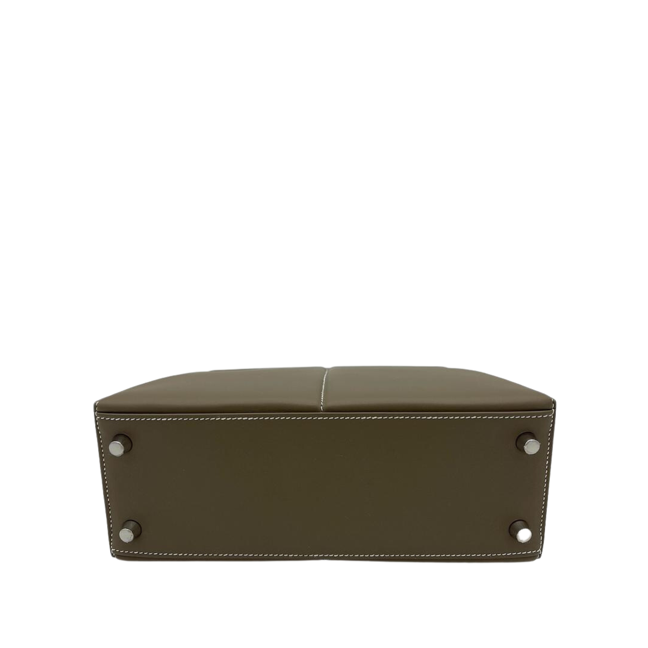 Kelly 25 Etoupe Swift Padded Palladium Hardware Kelly 25 Etoupe Swift Padded Palladium Hardware