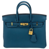 Birkin 25 Togo Bleu Jean Gold Hardware Birkin 25 Togo Bleu Jean Gold Hardware