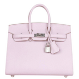 Birkin 25 Epsom Mauve Pale Palladium Hardware Birkin 25 Epsom Mauve Pale Palladium Hardware