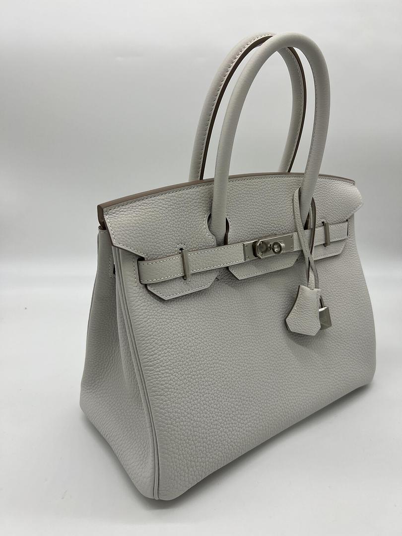 Birkin 30 Gris Pale Togo Palladium Hardware Birkin 30 Gris Pale Togo Palladium Hardware