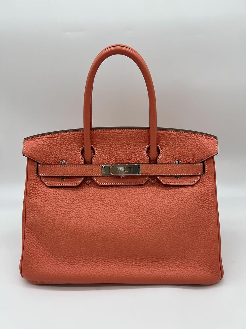 Birkin 30 Togo Crevette Palladium Hardware Birkin 30 Togo Crevette Palladium Hardware