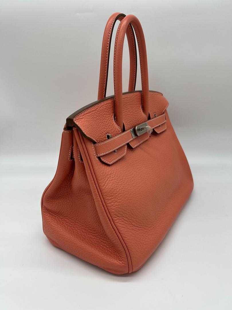 Birkin 30 Togo Crevette Palladium Hardware Birkin 30 Togo Crevette Palladium Hardware