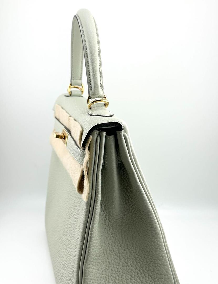 Kelly 25 Togo Gris Neve Gold Hardware Kelly 25 Togo Gris Neve Gold Hardware
