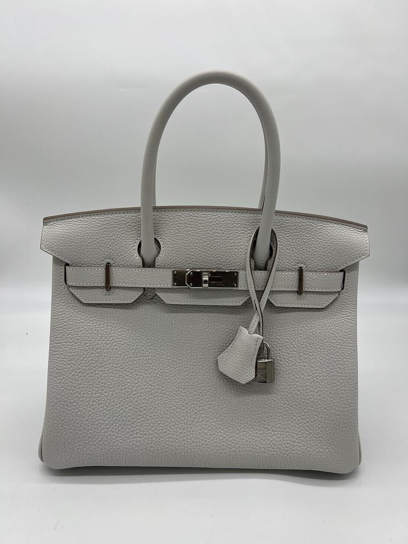 Birkin 30 Gris Pale Togo Palladium Hardware Birkin 30 Gris Pale Togo Palladium Hardware