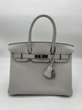 Birkin 30 Gris Pale Togo Palladium Hardware Birkin 30 Gris Pale Togo Palladium Hardware
