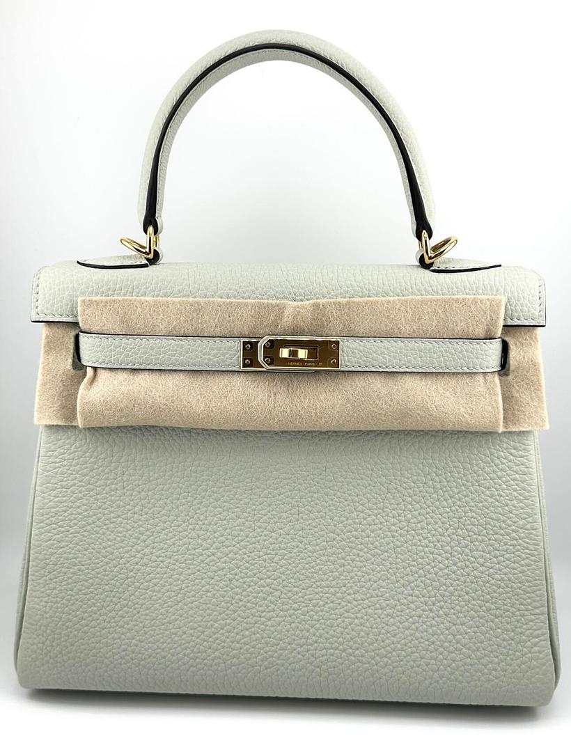 Kelly 25 Togo Gris Neve Gold Hardware Kelly 25 Togo Gris Neve Gold Hardware