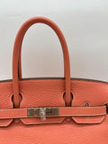 Birkin 30 Togo Crevette Palladium Hardware Birkin 30 Togo Crevette Palladium Hardware
