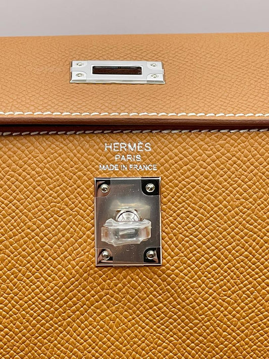 Kelly 25 Epsom Gold Palladium Hardware