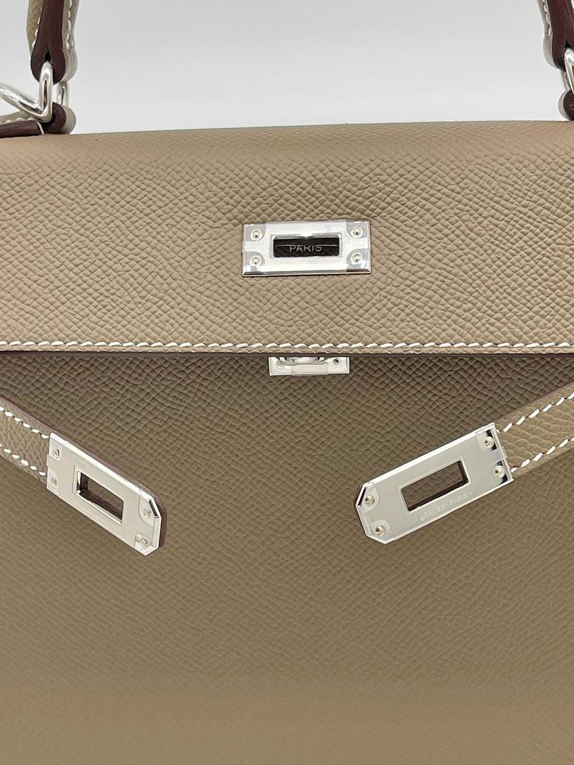 Kelly 25 Epsom Etoupe Palladium Hardware Kelly 25 Epsom Etoupe Palladium Hardware