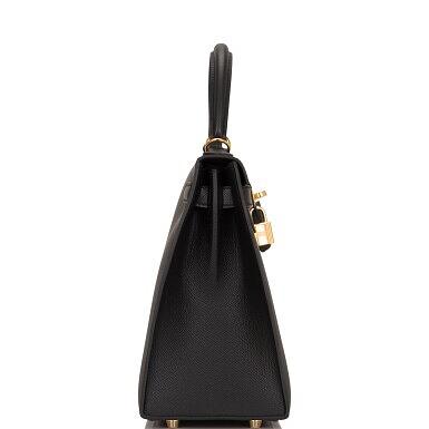 Kelly 28 Epsom Noir Gold Hardware Kelly 28 Epsom Noir Gold Hardware