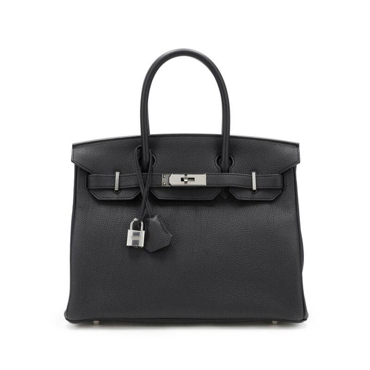 Birkin 30 Togo Noir Palladium Hardware