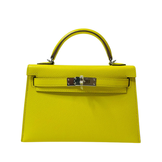 Kelly 20 Epsom Lime Palladium Hardware